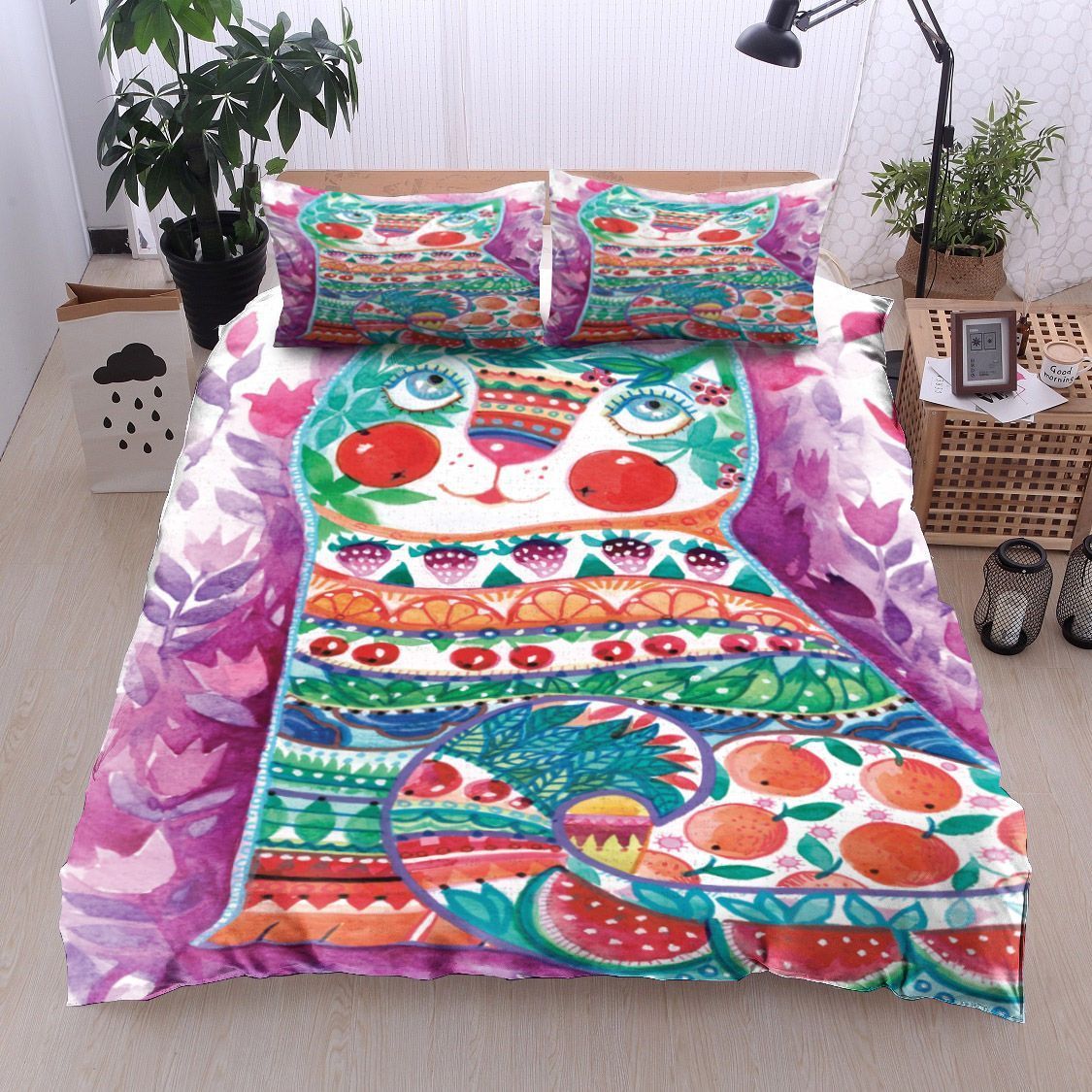 Fruit Cat Bedding Set
