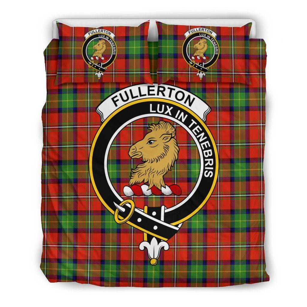 Fullertoni Clan Badge Tartan Bedding Set
