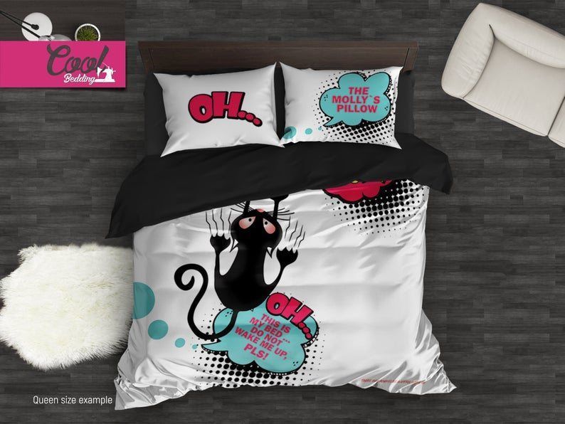 Funny Cat Bedding Set