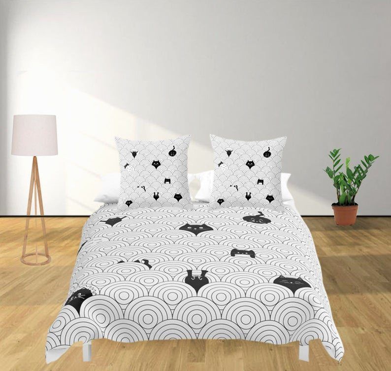 Funny Cats Bedding Set