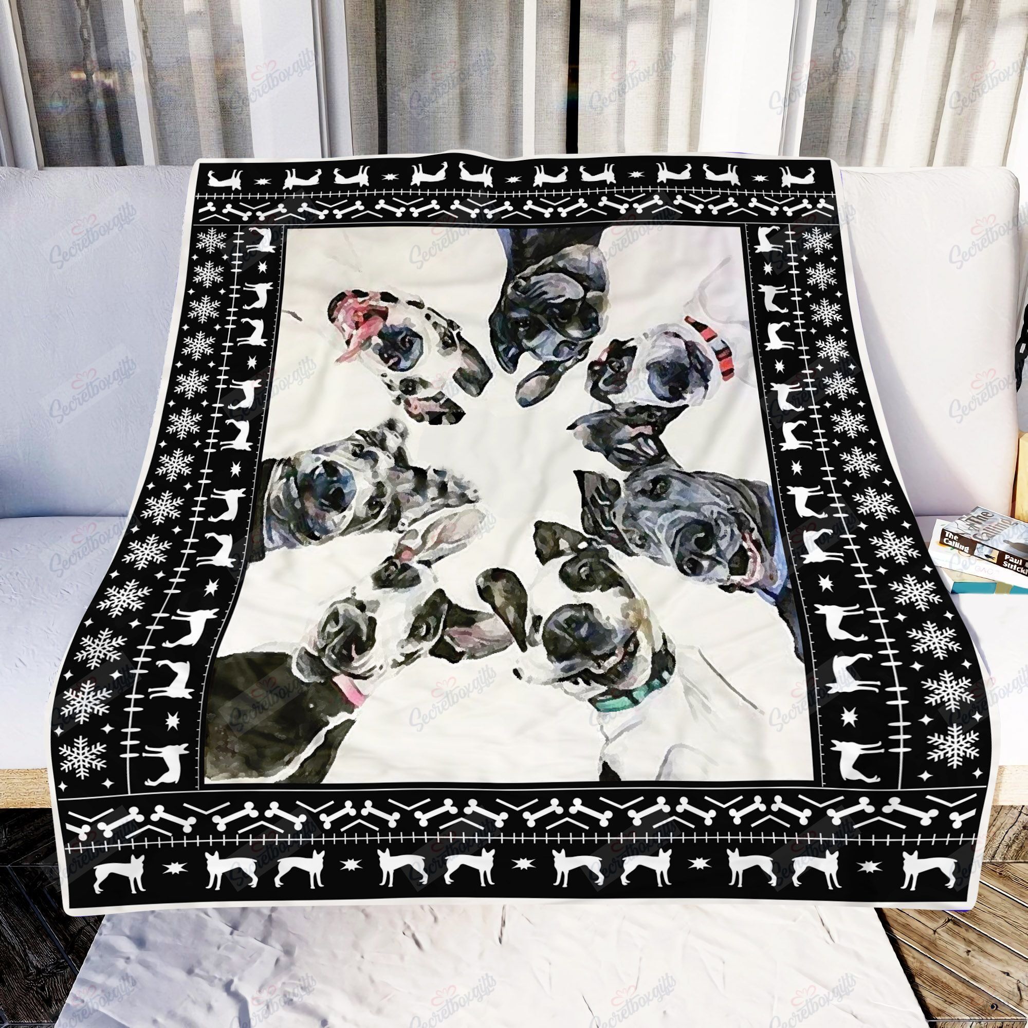 Funny Great Dane Fleece Blanket