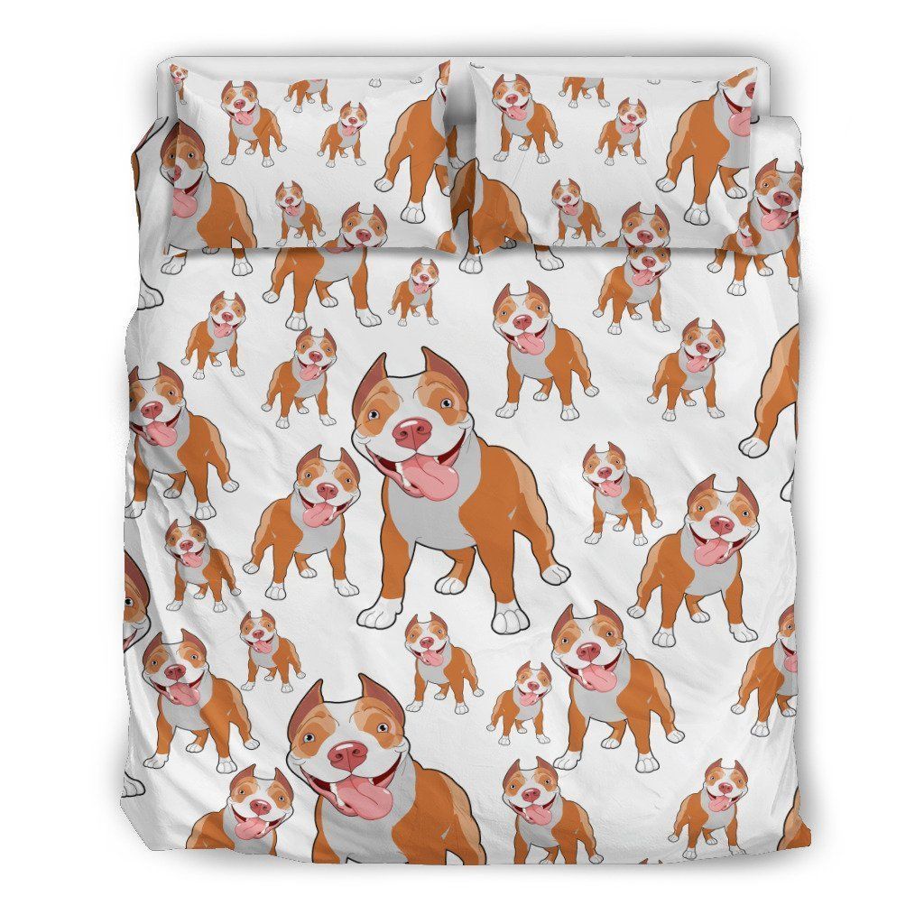 Funny Pit Bull Dog Bedding Set