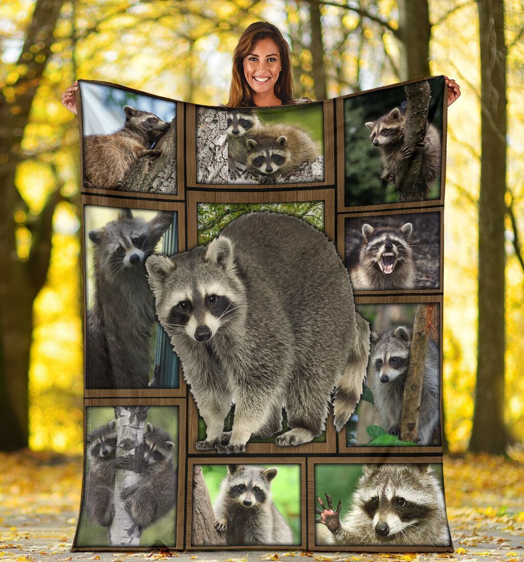 Funny Racoon Raccoons For Racoon Lovers Sherpa Fleece Blanket
