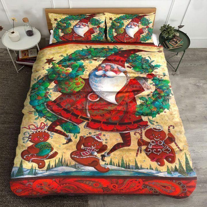 Funny Santa Claus Dancing Bedding Set