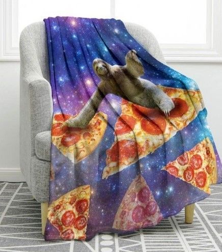 Funny Sloth Sherpa Fleece Blanket