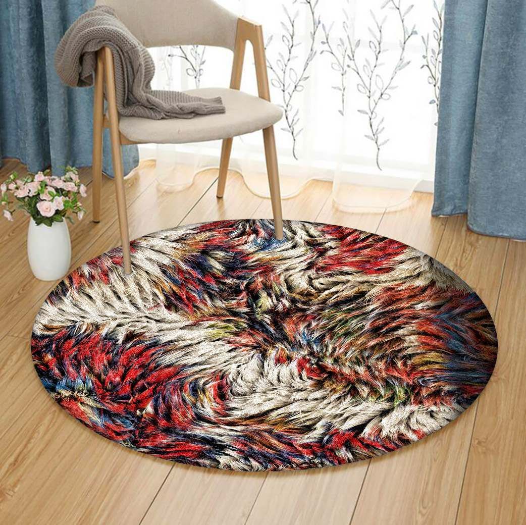 Fur Round Carpet