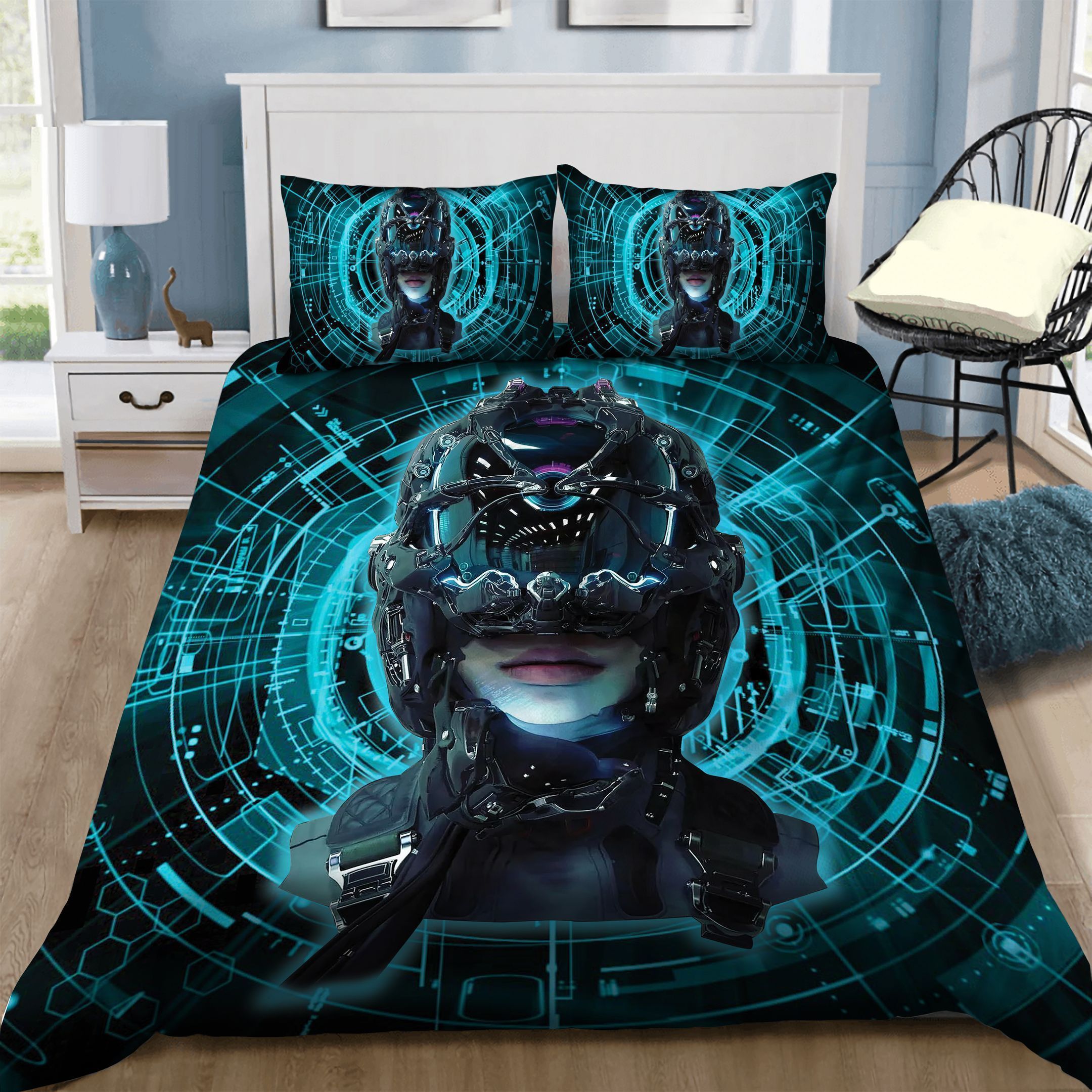 Futuristic Technology Bedding Set