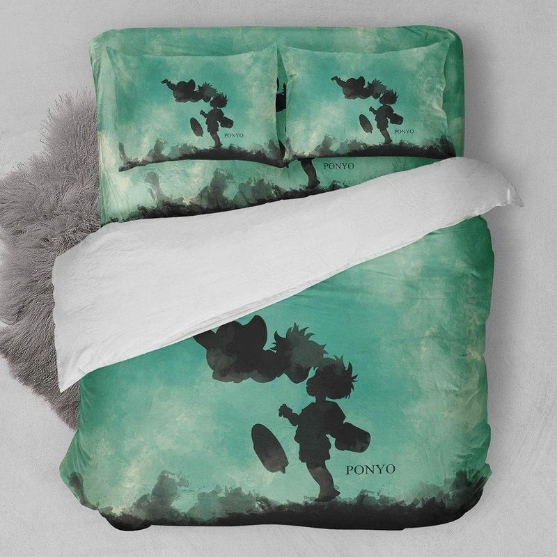 Gake No Ue No Ponyo Printed Bedding Set