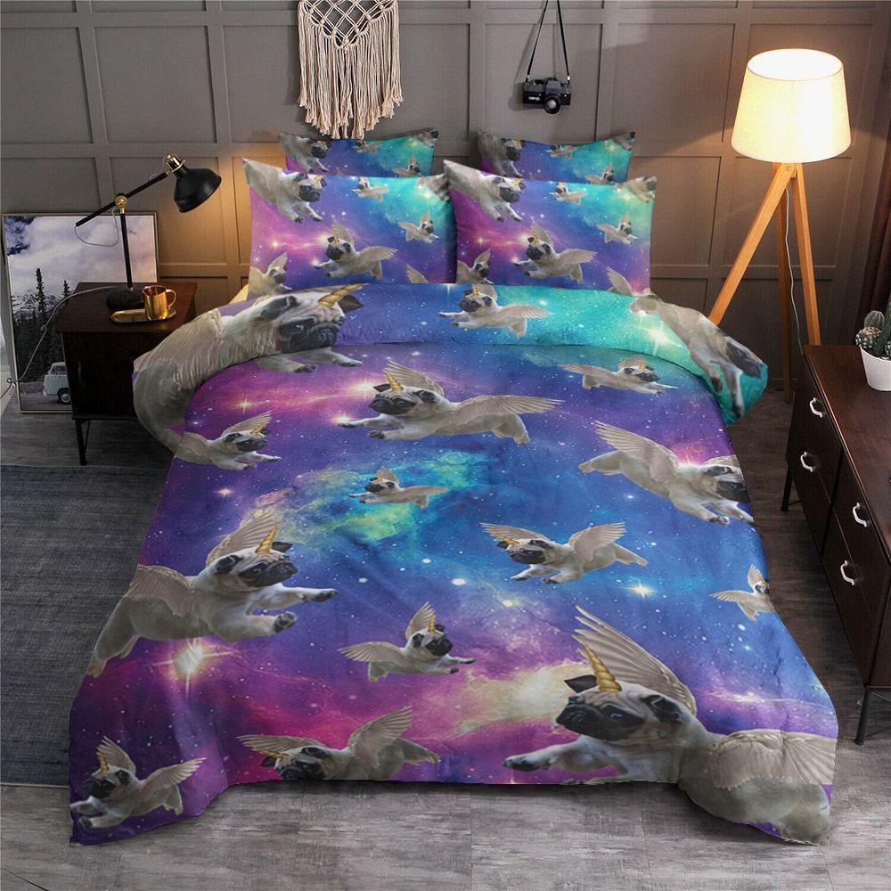 Galactic Pug Bedding Set