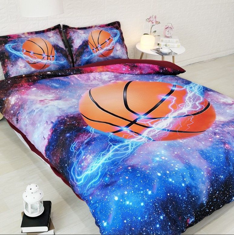 Galaxy Basketball Bedding Set