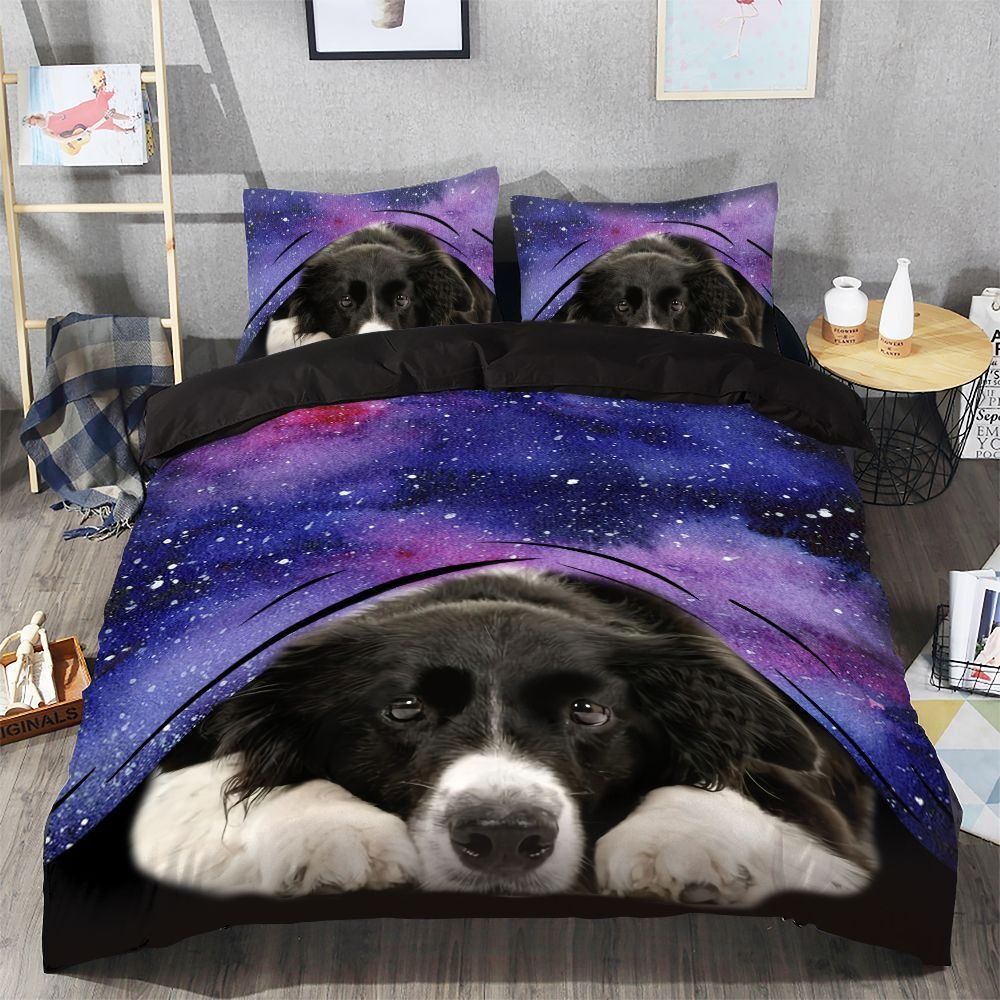 Galaxy Border Collie Bedding Set