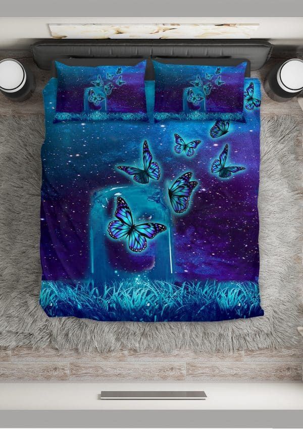 Galaxy Butterfly Bedding Set