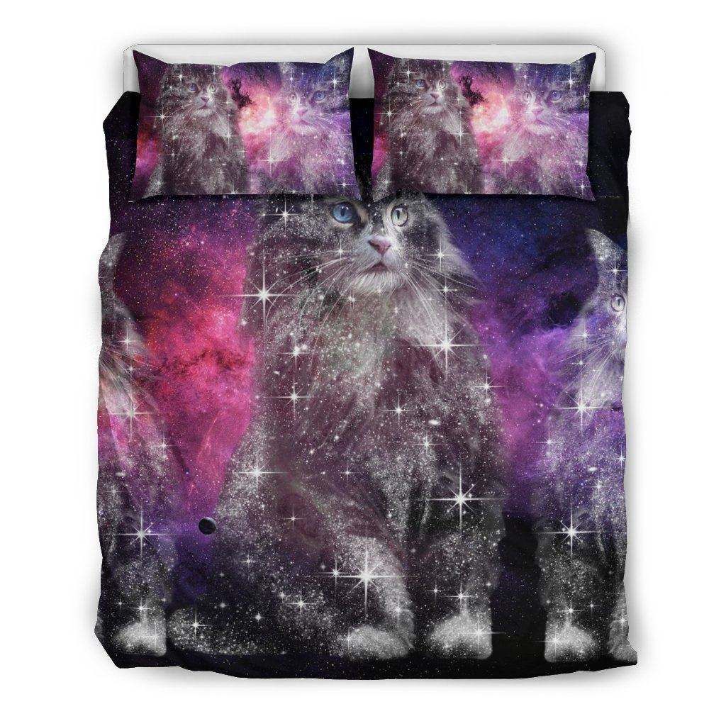 Galaxy Cat Bedding Set