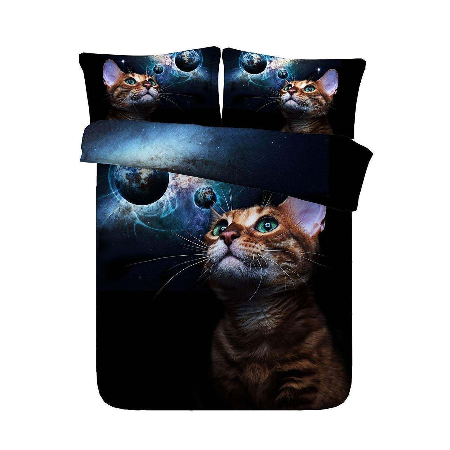 Galaxy Cat Bedding Set
