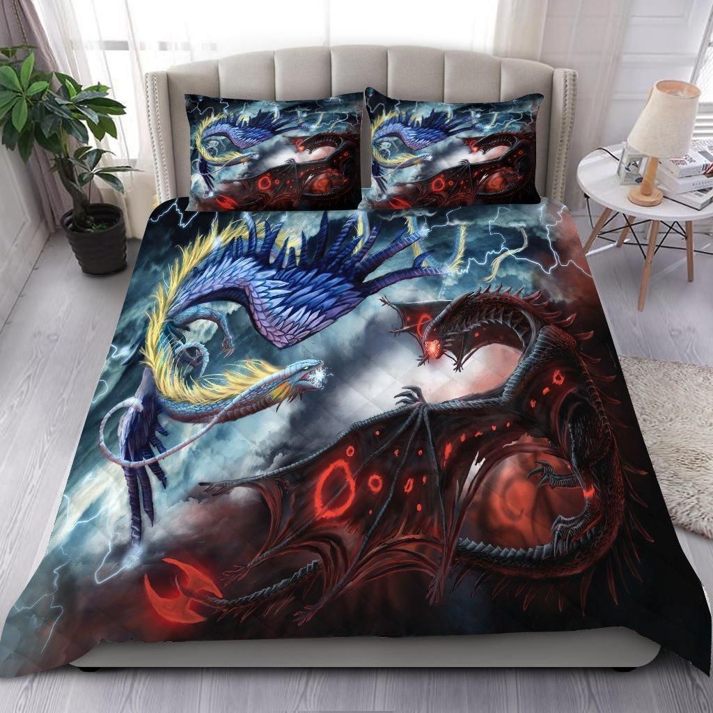 Galaxy Dragon Art Bedding Set