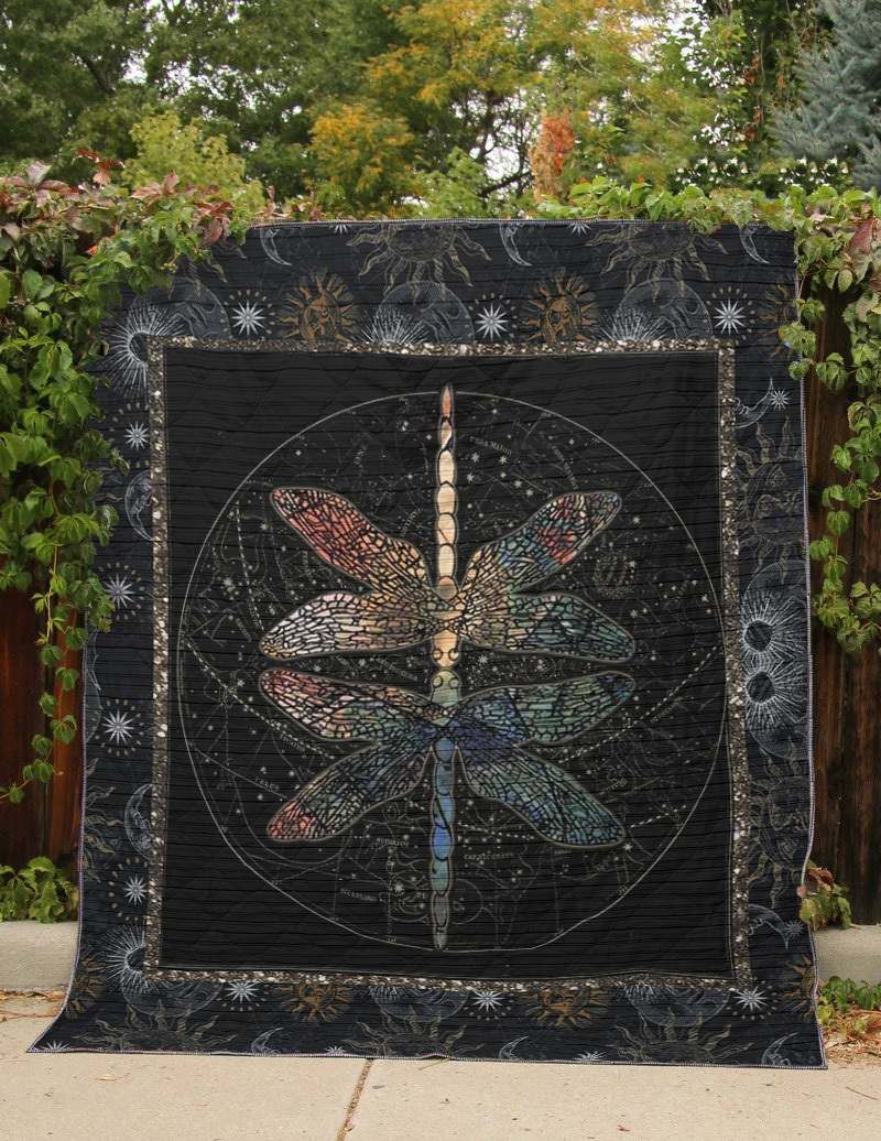 Galaxy Dragonfly CLT130615 Quilt Blanket