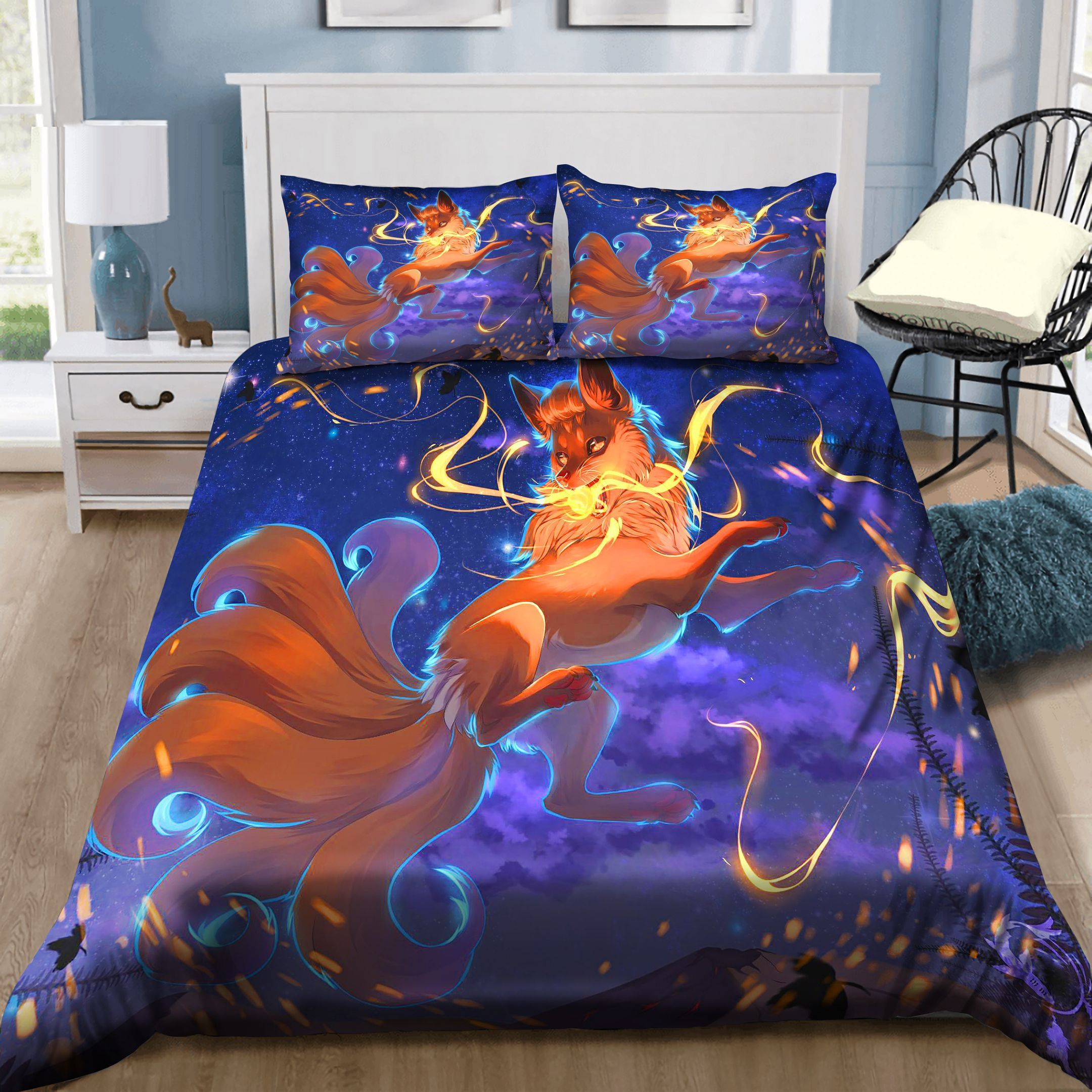 Galaxy Fox Bedding Set