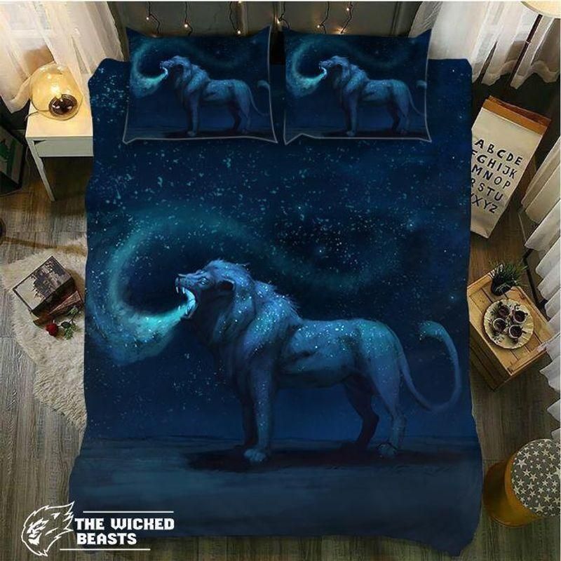 Galaxy Lion 3D Printed Bedding Set