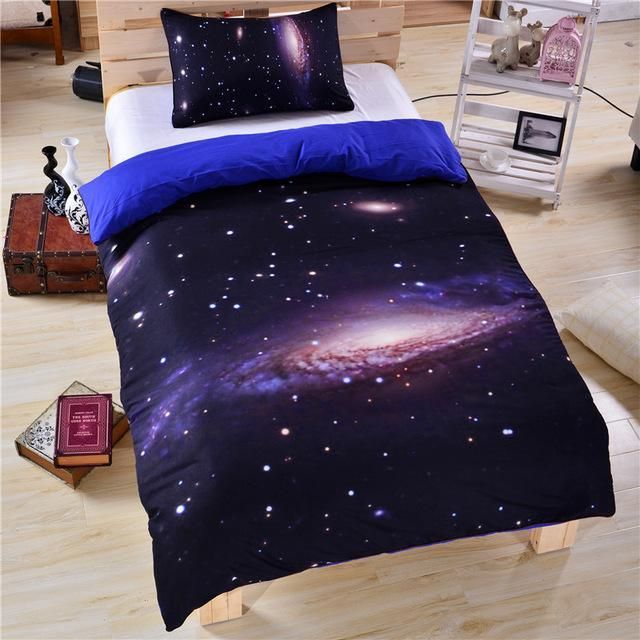 Galaxy Outer Space Theme Bedding Set