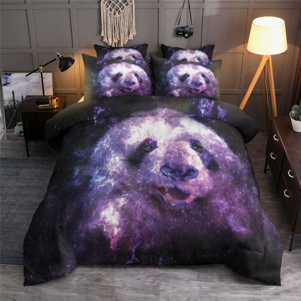 Galaxy Panda Bedding Set