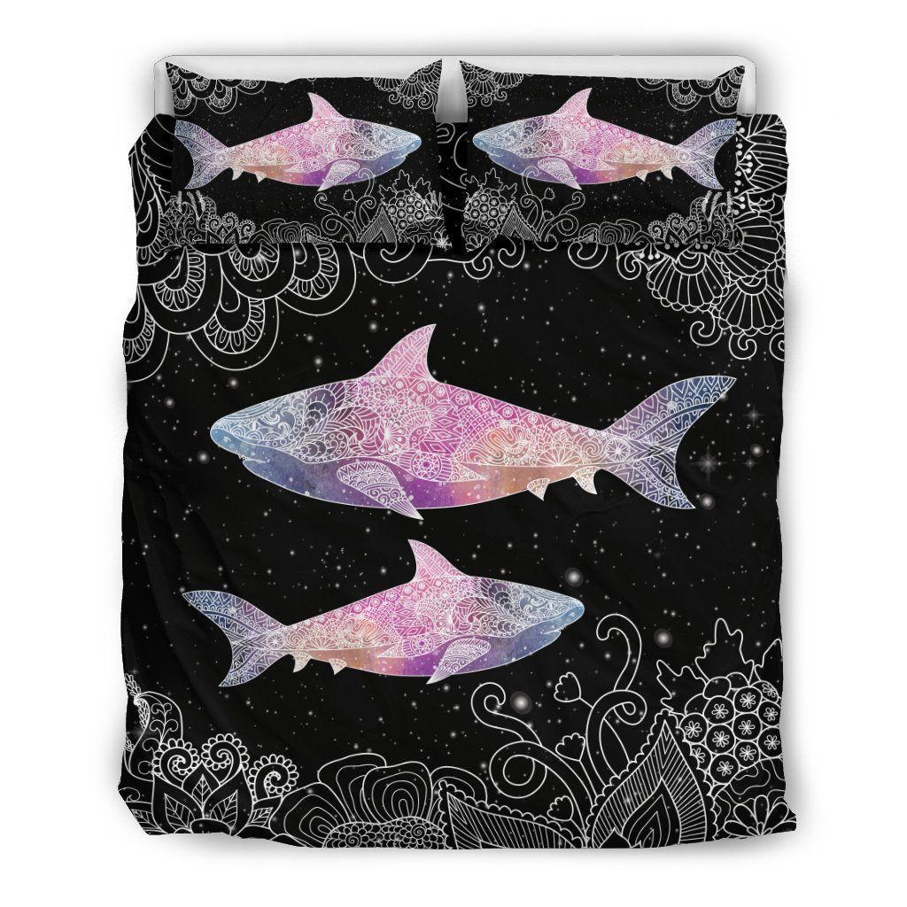 Galaxy Shark Bedding Set