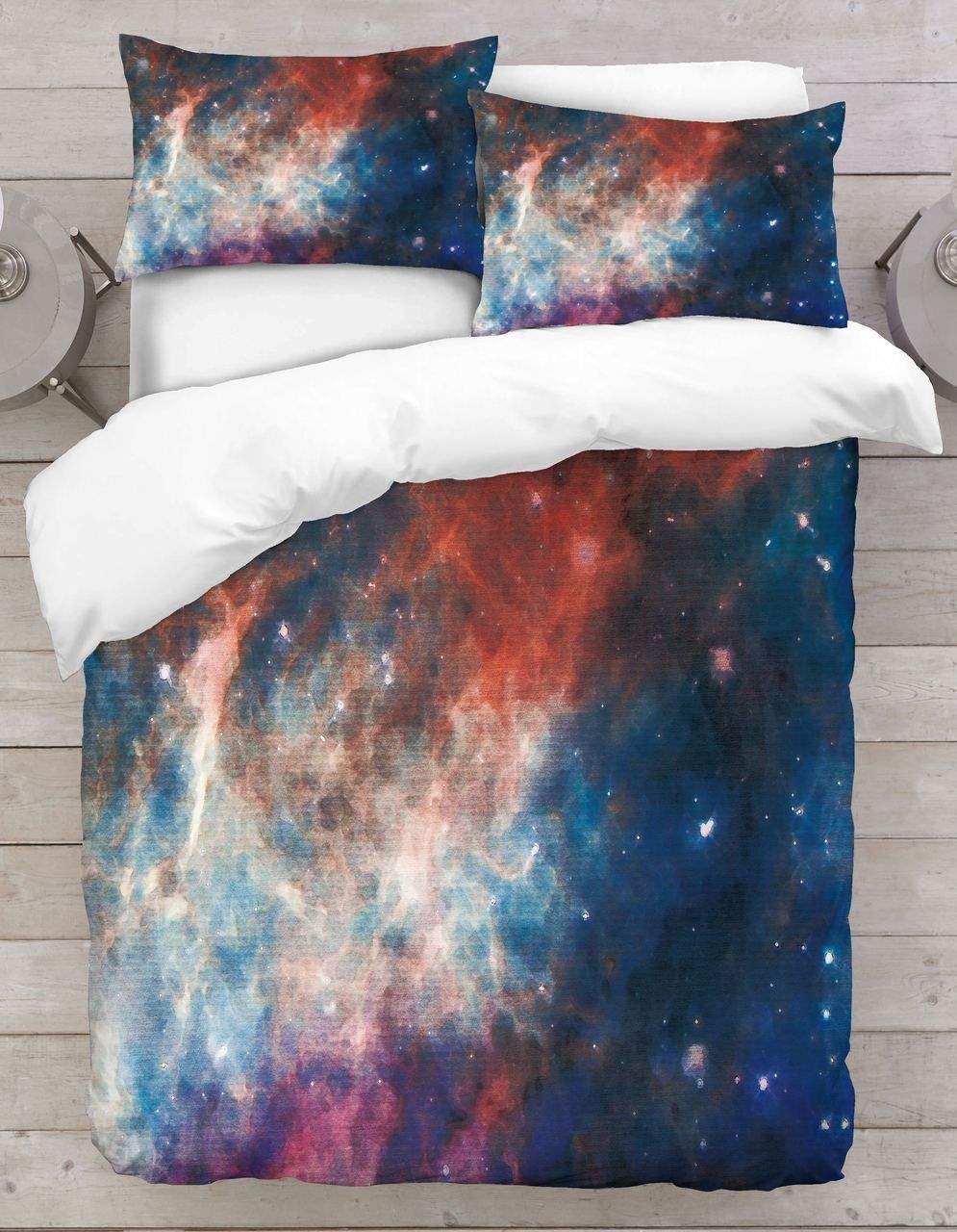 Galaxy Space Universe 3d Duvet Bedding Set