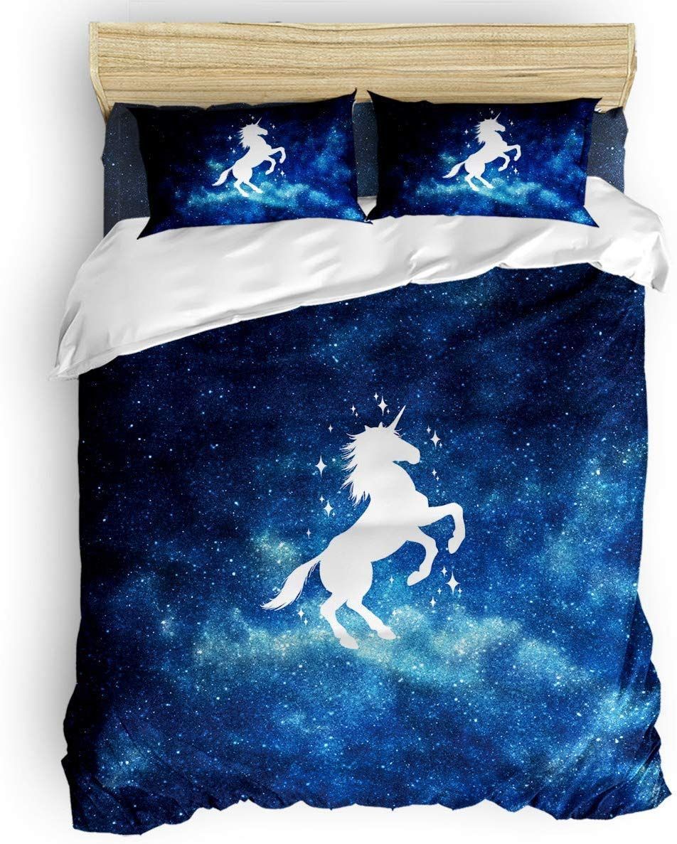 Galaxy Unicorn Bedding Set
