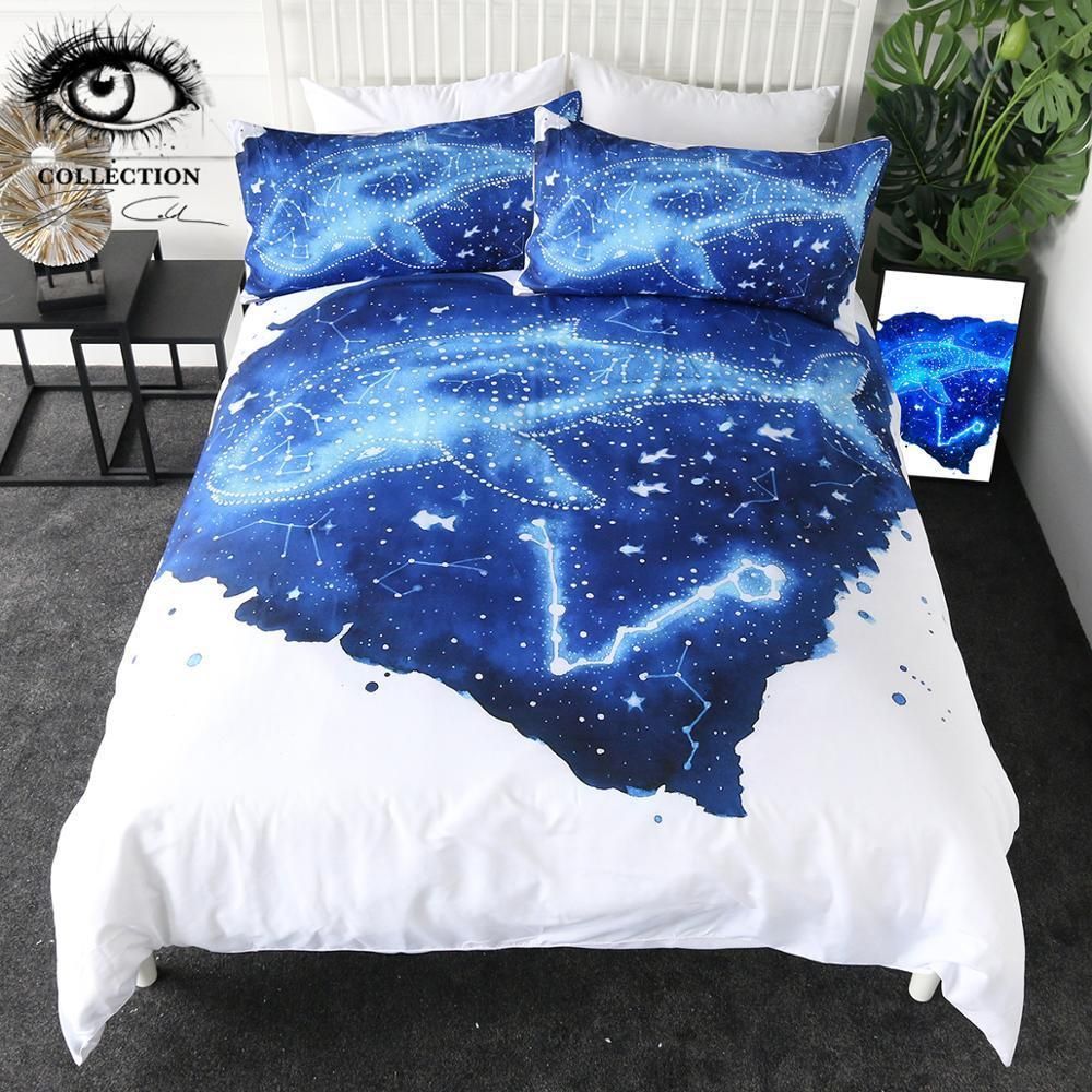 Galaxy Whale Bedding Set