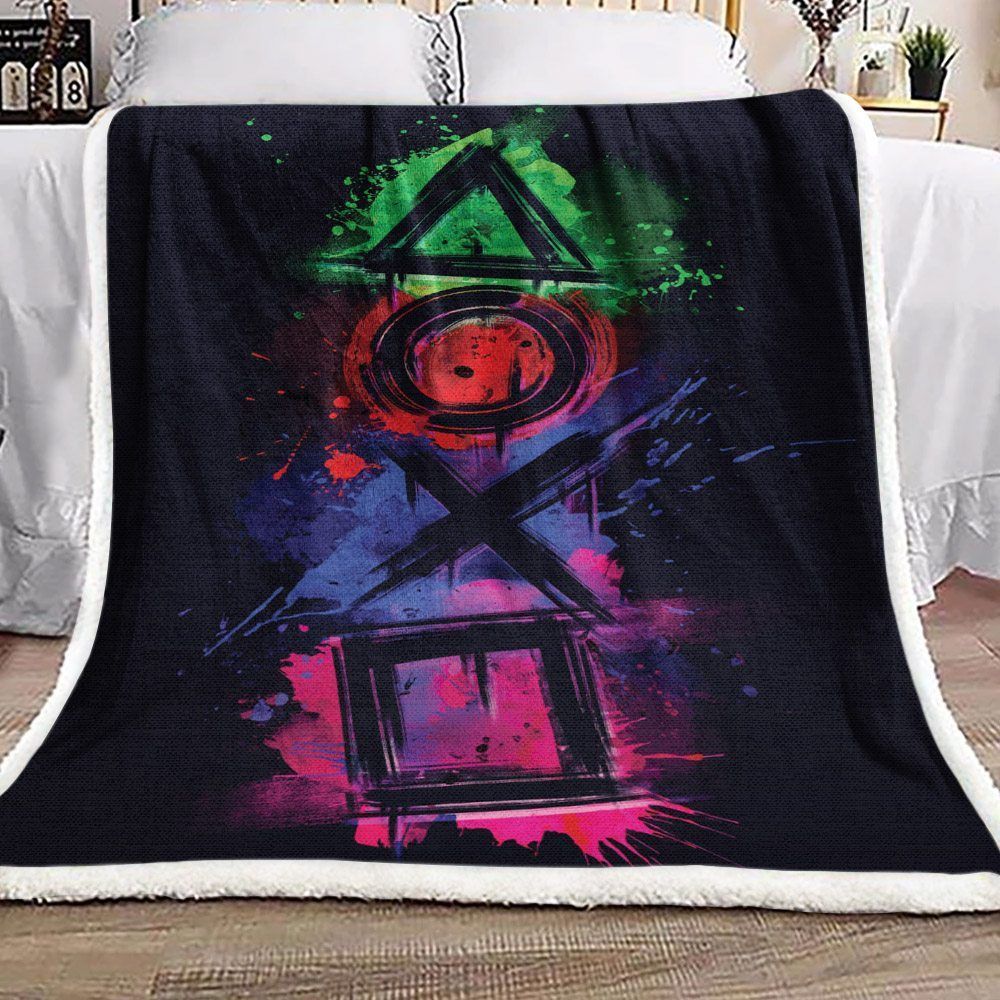 Game Sherpa Fleece Blanket