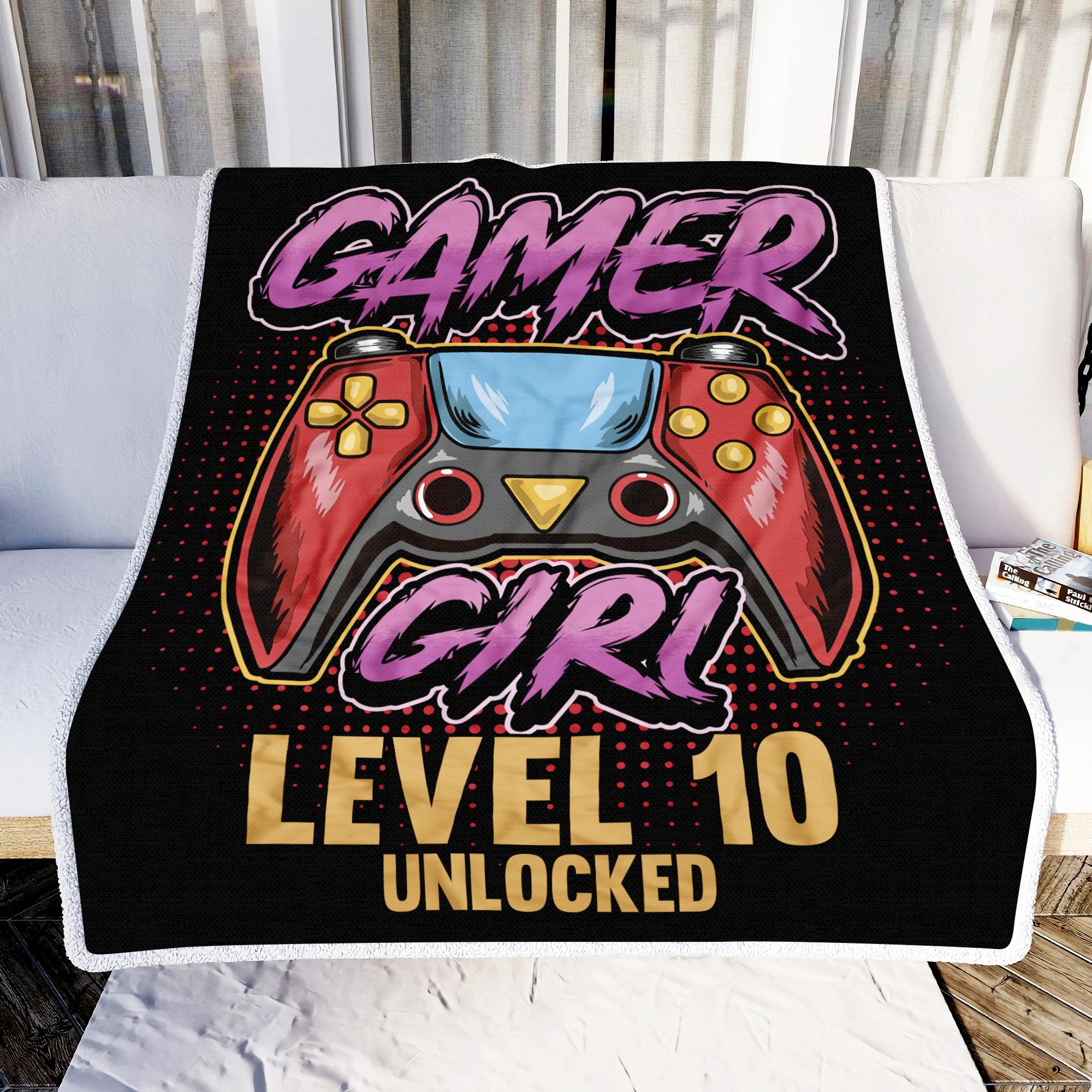 Gamer Girl Fleece Blanket