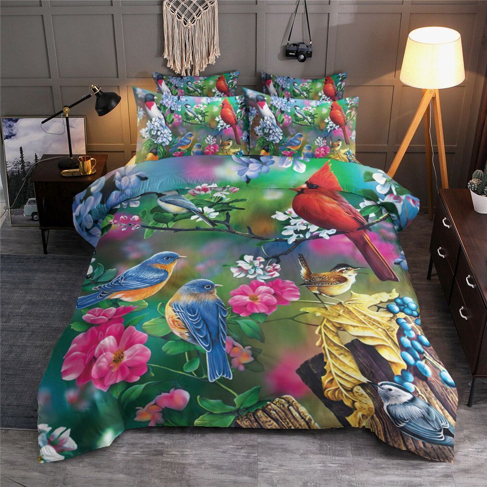Garden Bird Bedding Set