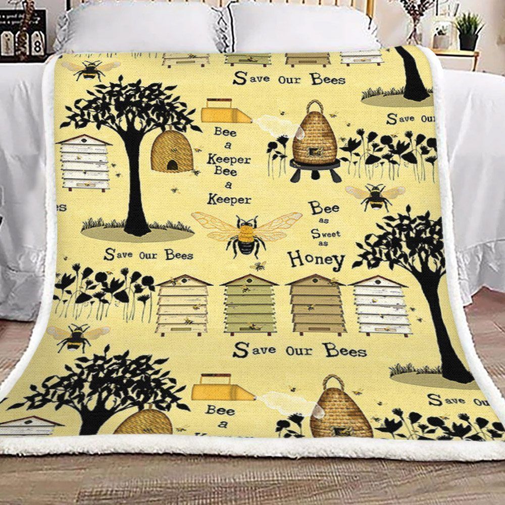 Garden For Bees Sherpa Fleece