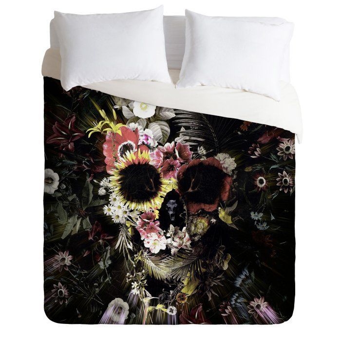 Garden Skull Bedding Set