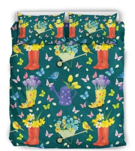 Gardening Boots Bedding Set