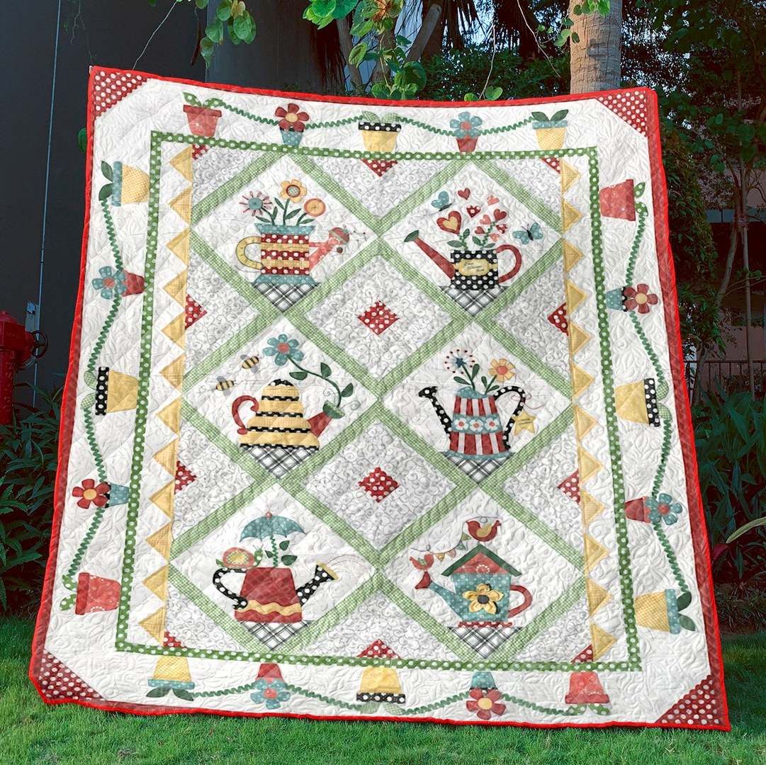 Gardening Is Dirt Cheap Therapy CLD180692 Quilt Blanket