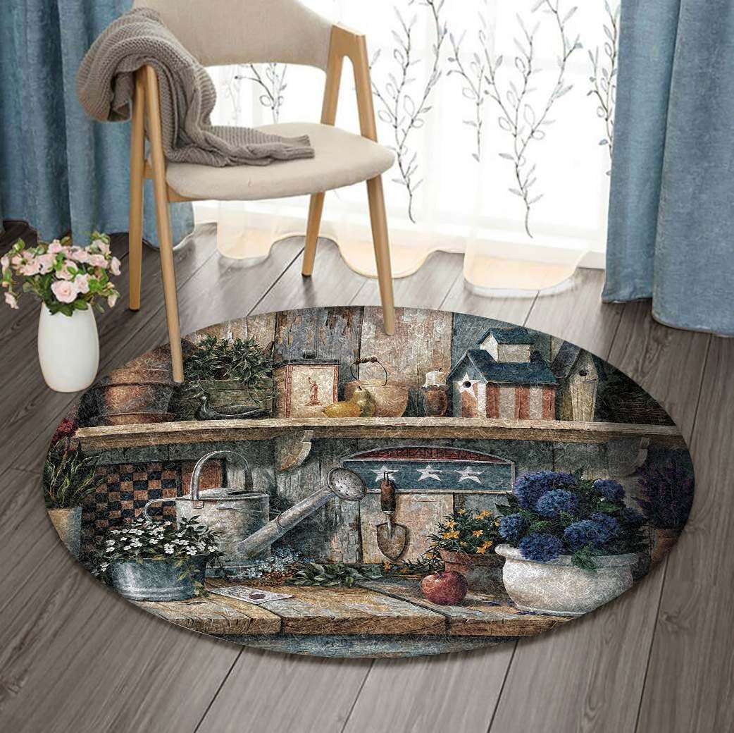 Gardening Round Carpet