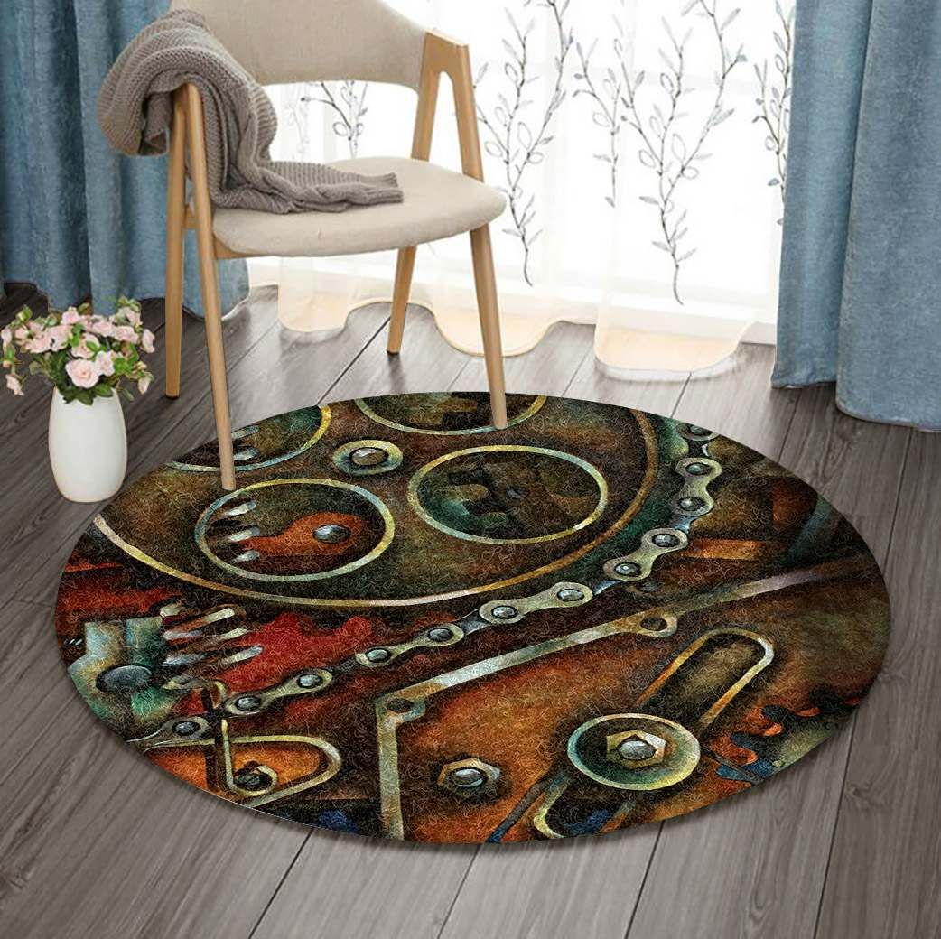 Gear Round Carpet