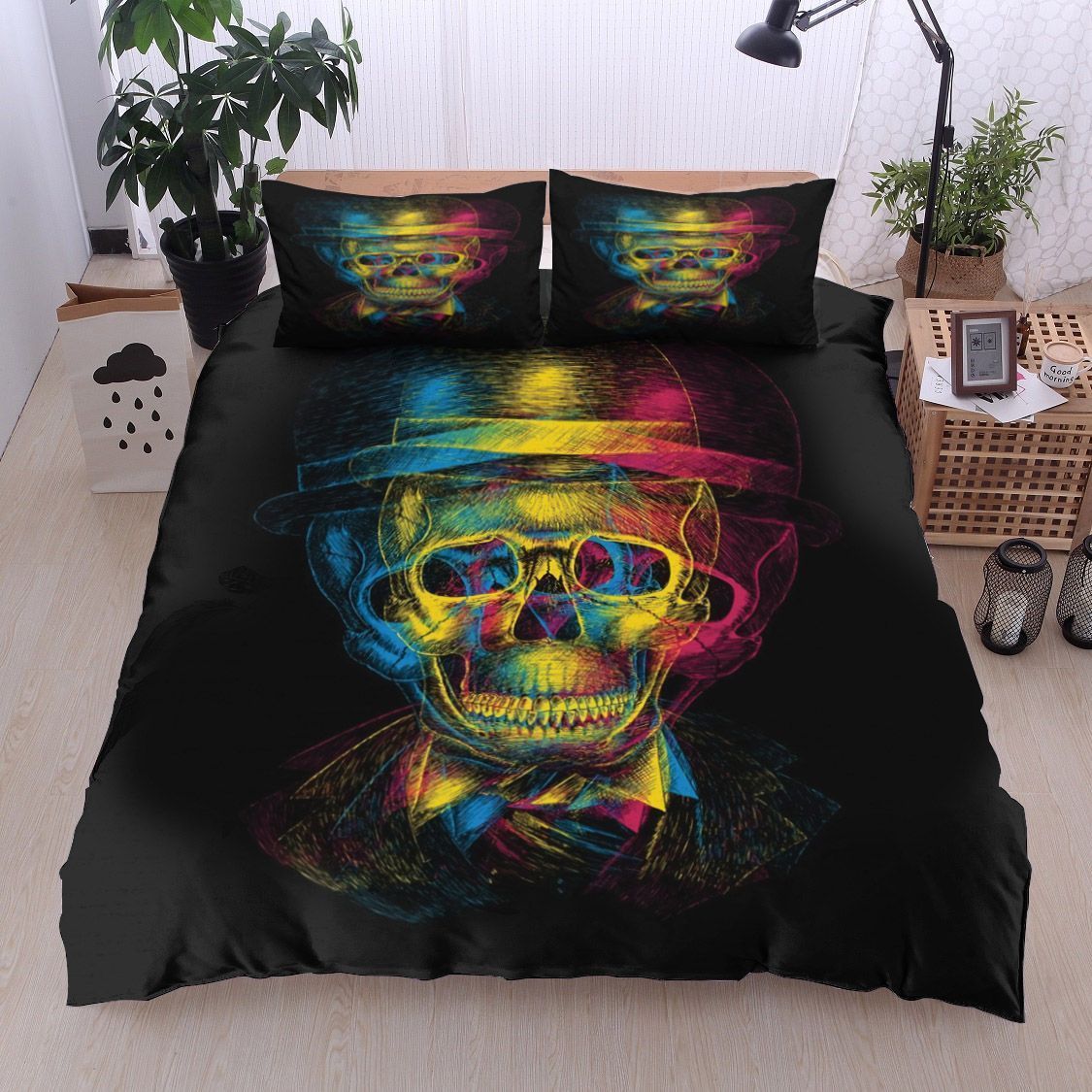 Gentleman Skull Bedding Set