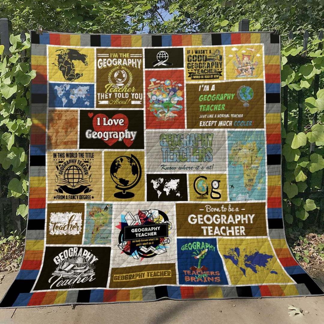 Geography Teacher VM310527 Quilt Blanket