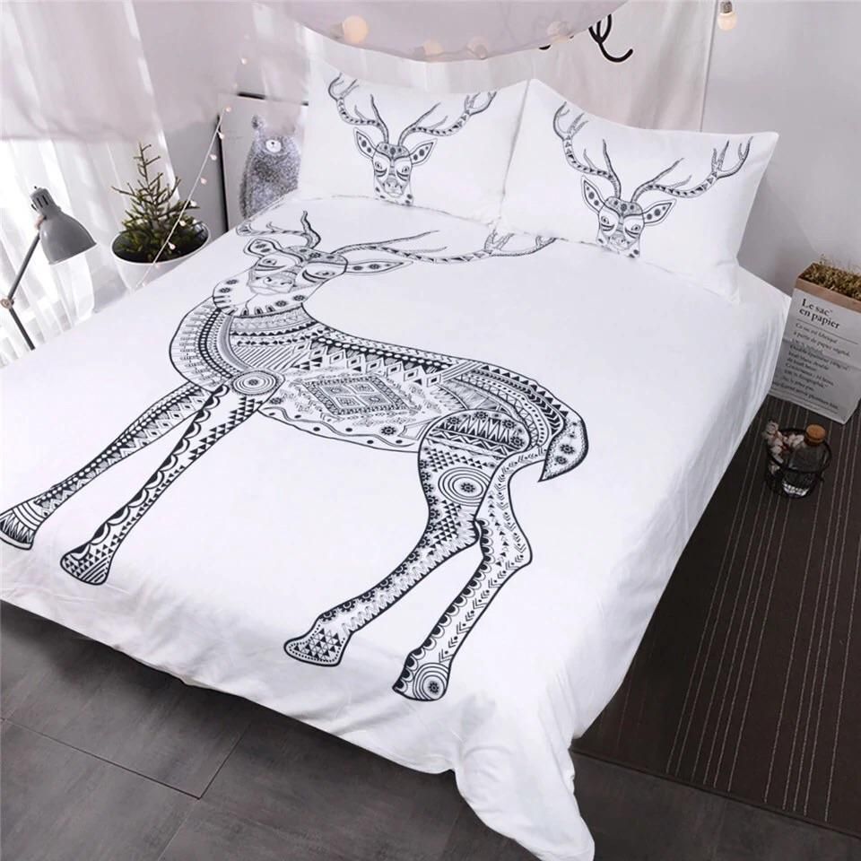 Geometric Abstract Deer Bedding Set