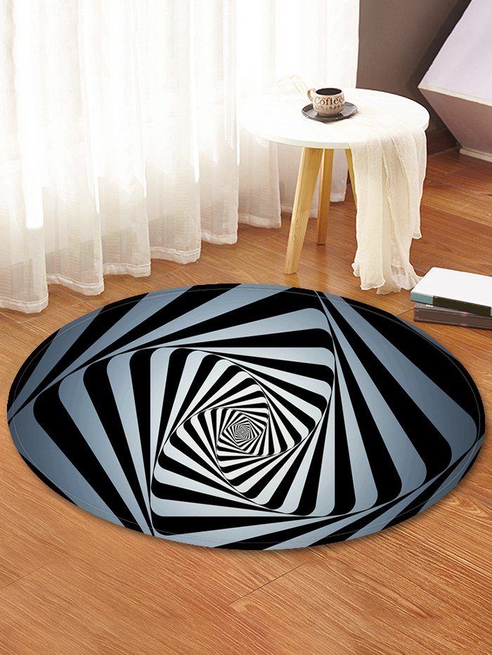 Geometric Round Carpet