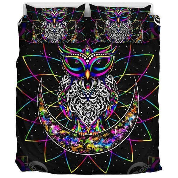 Geometric Owl Bedding Set