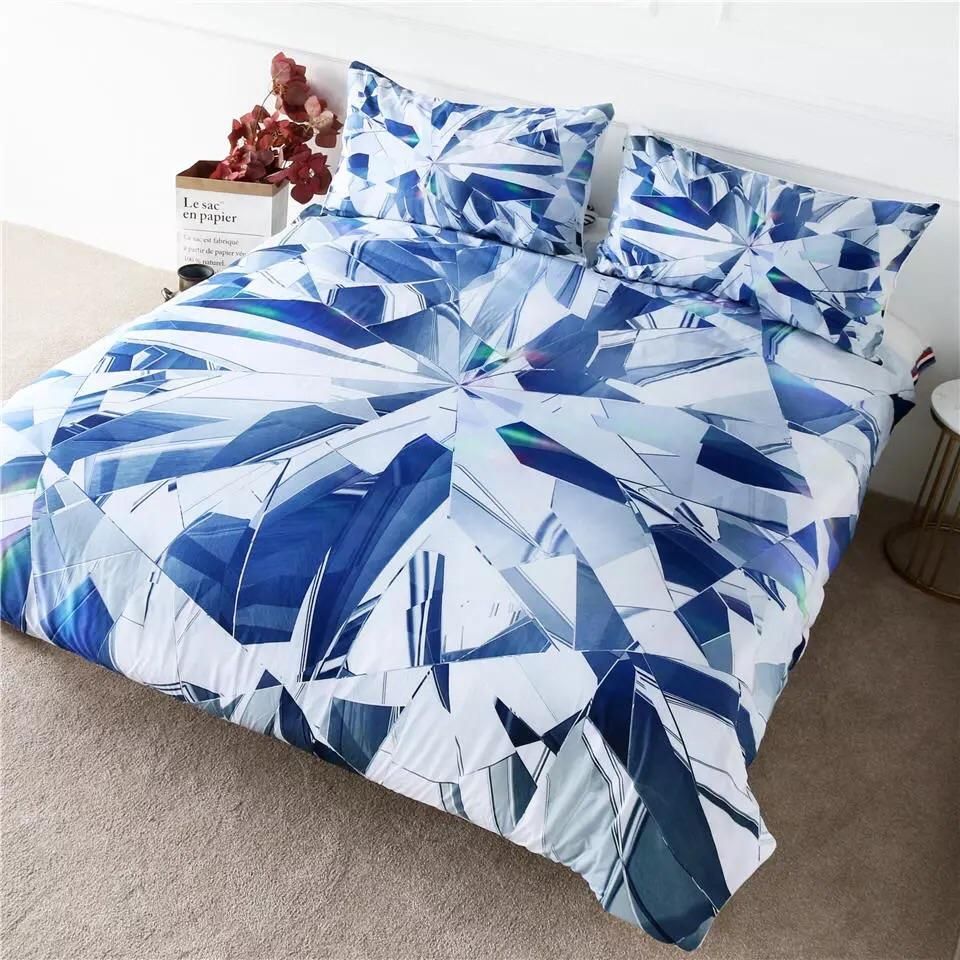 Geometric Prism Bedding Set