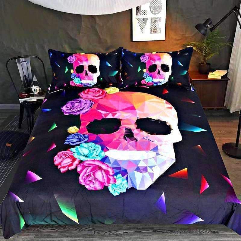 Geometrix Skull Bedding Set