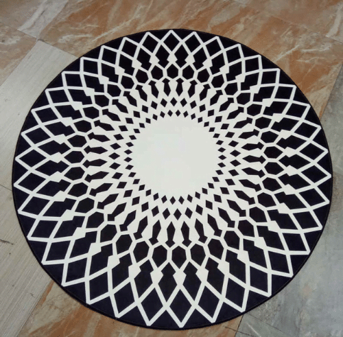 Geometry Round Carpet