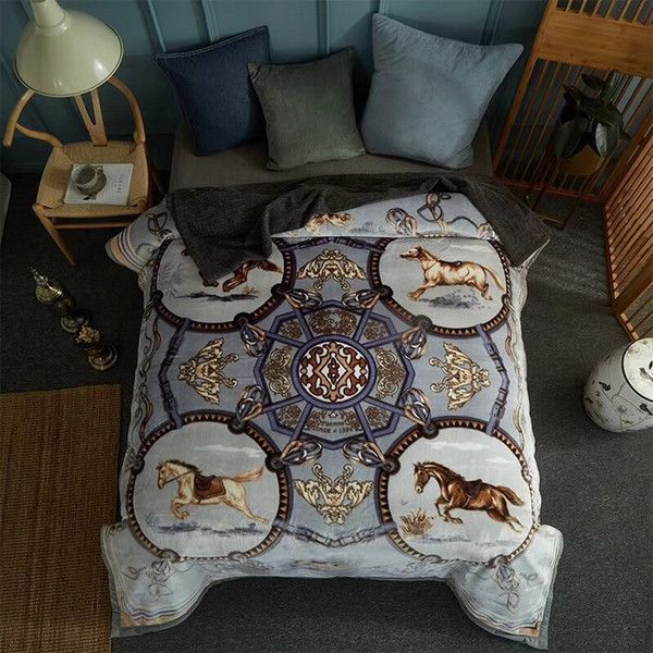 Geometry Horse Bedding Set