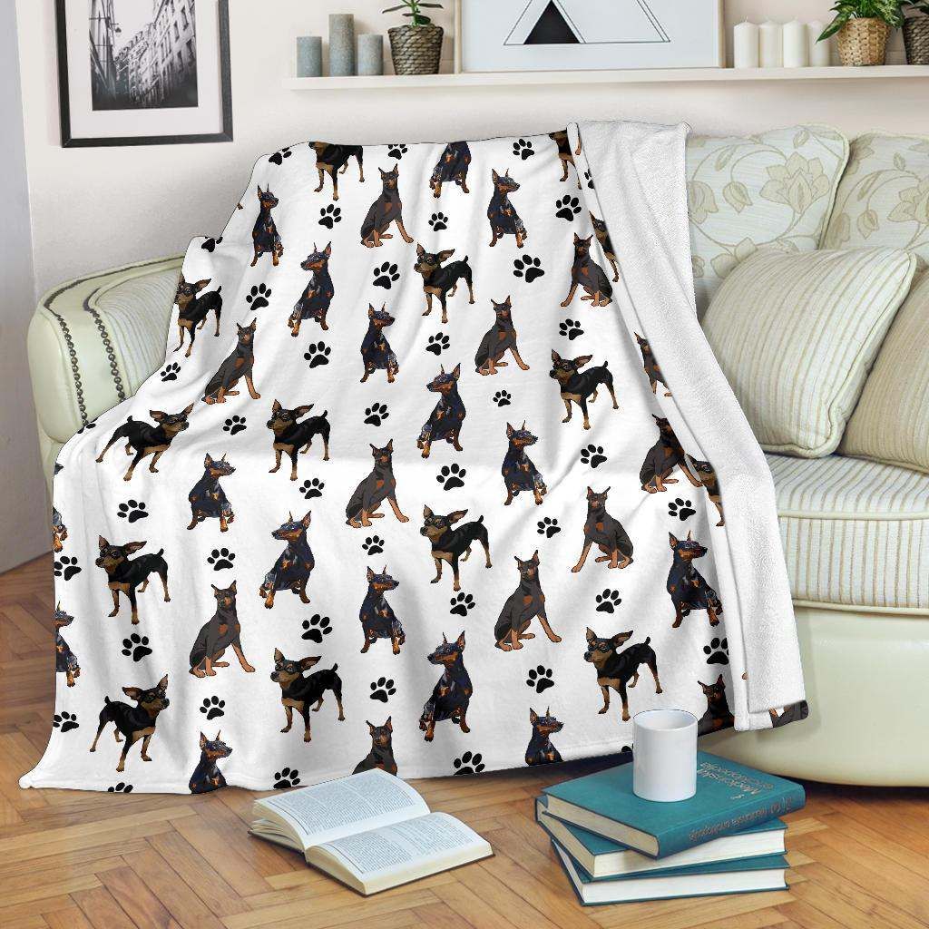 German Pinscher Paw Blanket
