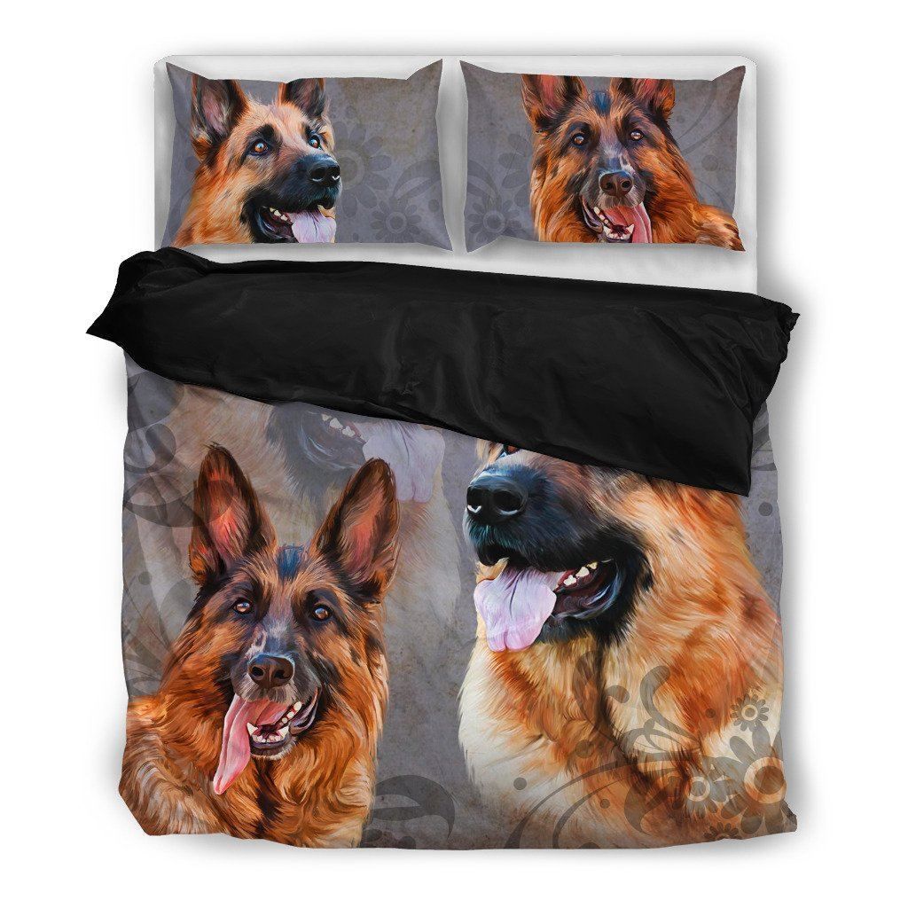 German Shepherd Dog Themed Bedding Set