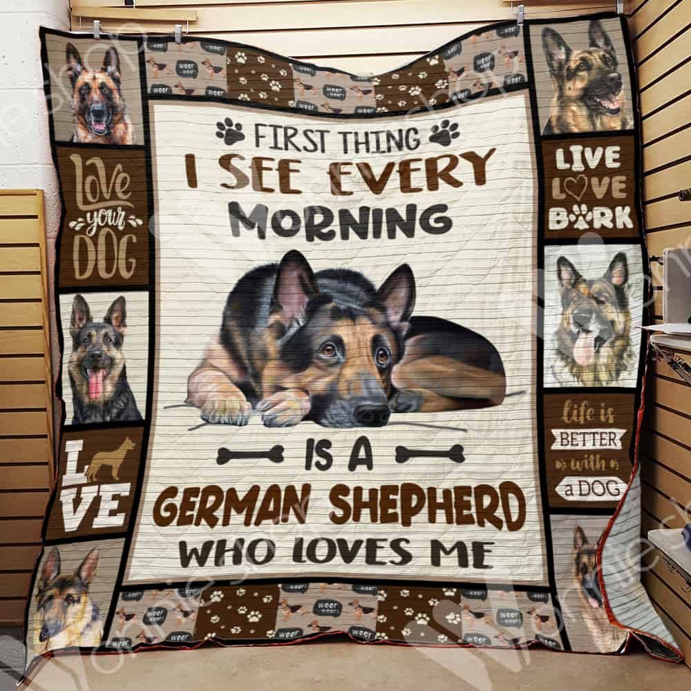 German Shepherd Dog Blanket LNT0712010 Quilt Blanket