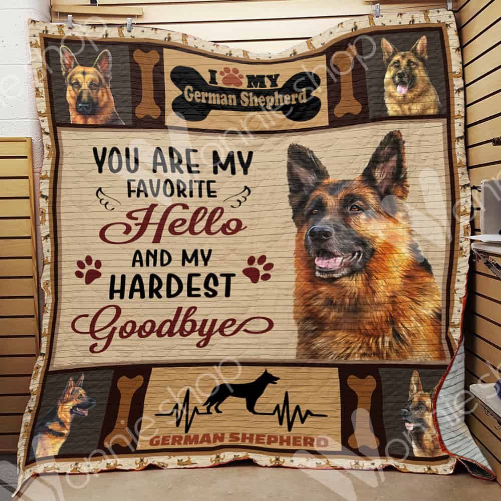 German Shepherd Dog Blanket LNT0912009 Quilt Blanket